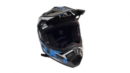 Шлем кроссовый Ataki 2021 синий